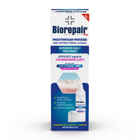 Apa de gura tip spuma cu complex antibacterian pentru igiena orala Biorepair Plus, 200 ml, Coswell