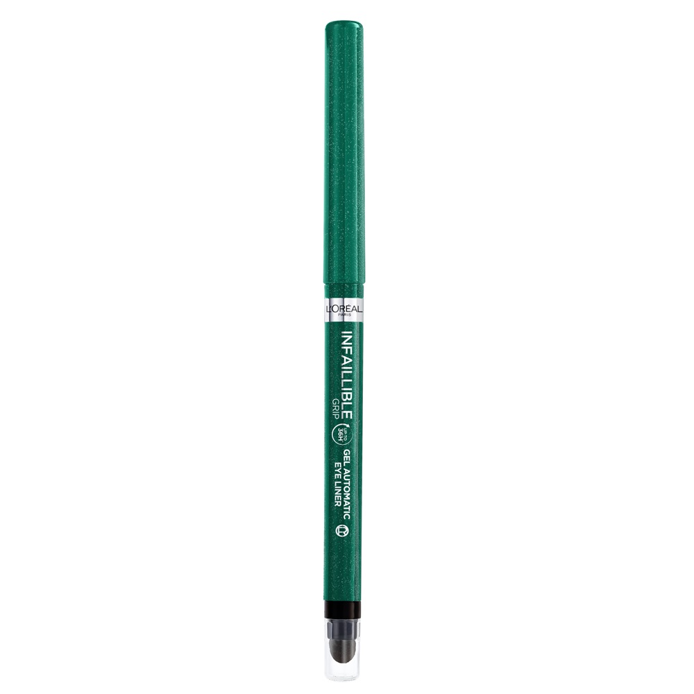 Creion de ochi tip gel, Emerald Green Infaillible 36H Grip, 1.2 g, LOreal