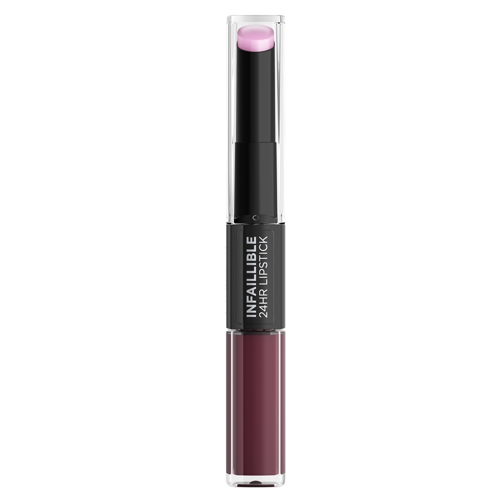 Ruj lichid rezistent la transfer Nuanta 215 Wine O Clock Infaillible 24H Lipstick, 6.4 ml, LOreal