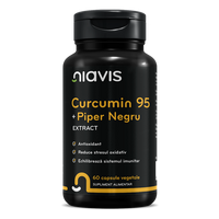 Curcumin 95 + Piper Negru, 60 capsule, Niavis