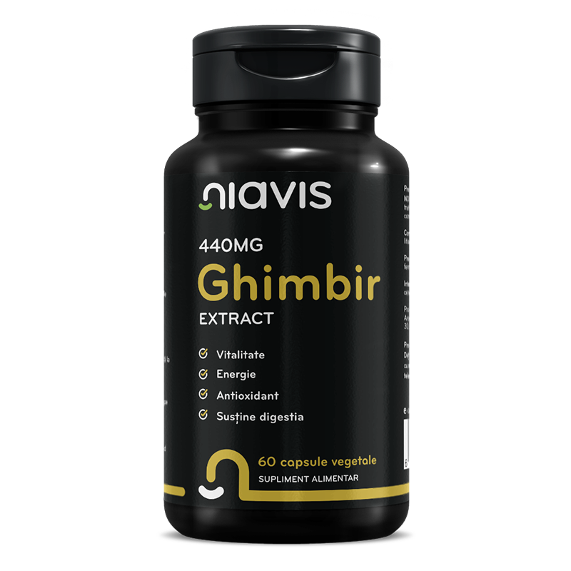 Ghimbir Extract, 440 mg, 60 capsule, Niavis