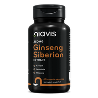 Ginseng siberian, 350 mg, 60 capsule, Niavis