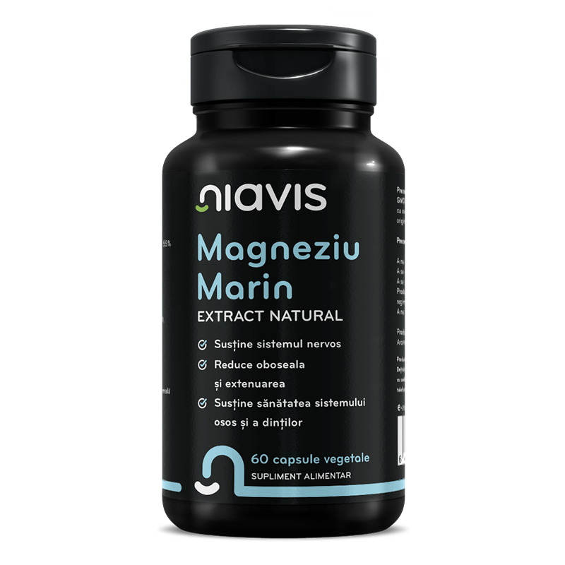 Extract natural de magneziu marin, 60 capsule, Niavis