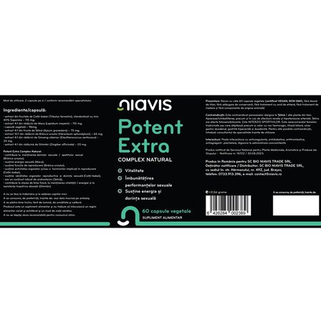 Potent Extra, 60 capsule, Niavis 601631