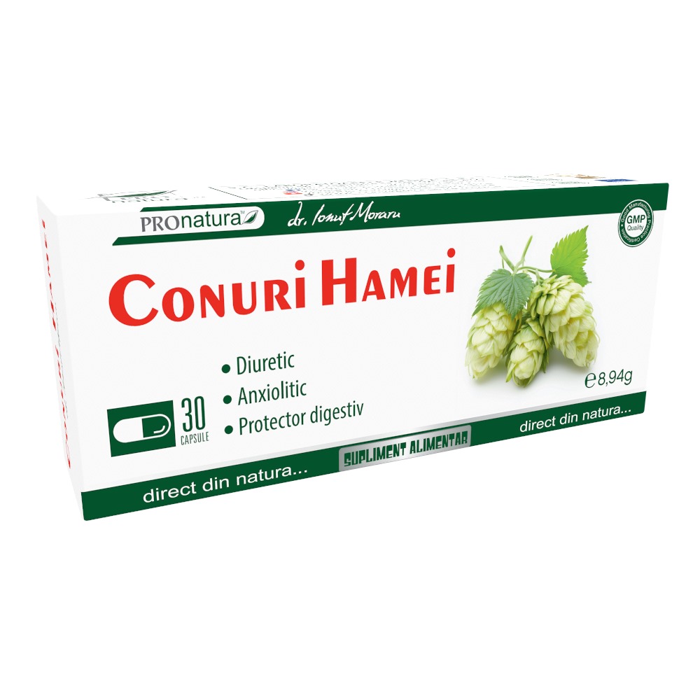 Conuri Hamei, 30 capsule, Pro Natura