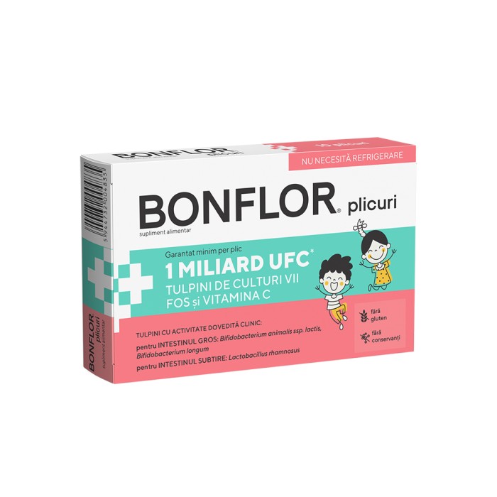 Bonflor Pro+Prebiotic, 10 plicuri, Fiterman Pharma