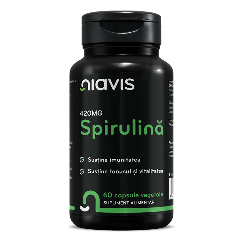 Spirulina, 60 capsule, Niavis