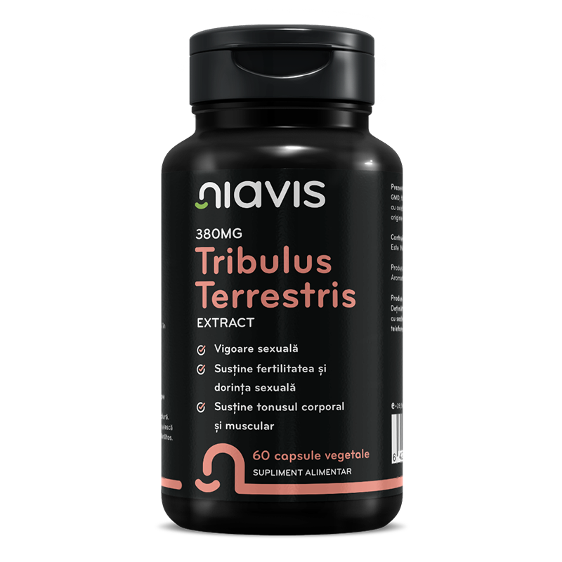 Tribulus Terrestris Extract, 380 mg, 60 capsule, Niavis