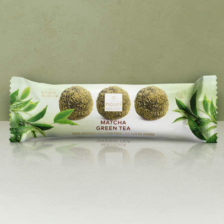 Trufe vegane cu ceai verde Matcha, 30 g, Nouri 586298