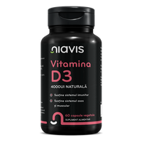 Vitamina D3, 60 capsule, Niavis