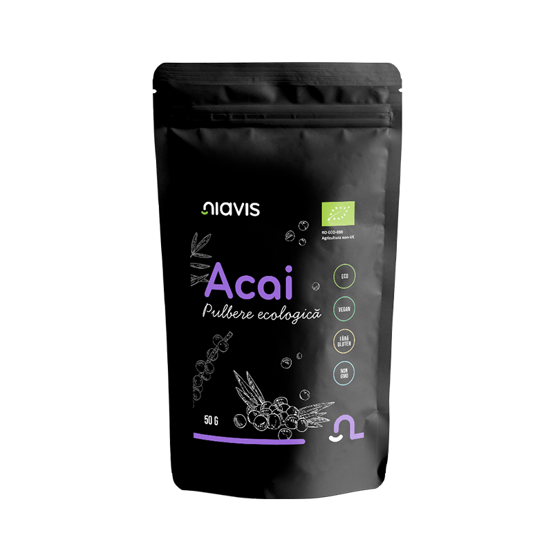 Pulbere Bio de Acai, 50 g, Niavis