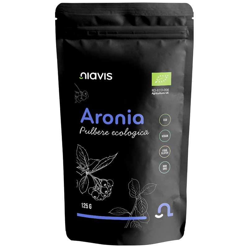 Pulbere Bio de Aronia, 125 g, Niavis