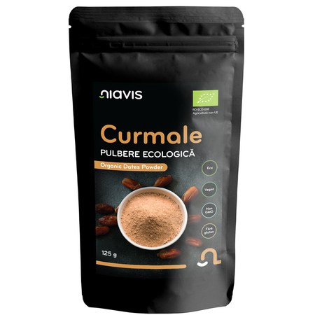 Pulbere Bio de curmale, 125 g, Niavis