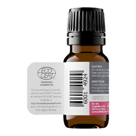 Ulei Esential Bergamota Pur 100% Organic, 10 ml, SOiL 694504