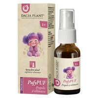 Spray cu propolis si echinacea PufyPUF, 20 ml, Dacia Plant
