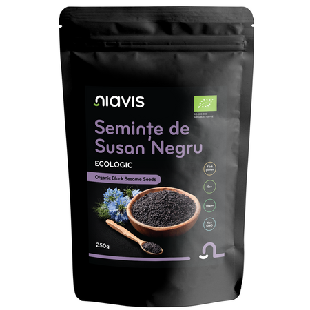 Seminte Bio de susan negru, 250 g, Niavis