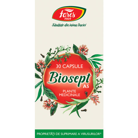 Biosept, A5, 30 capsule, Fares 614105