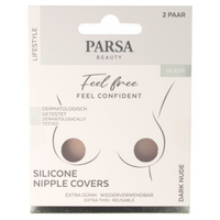 Pernite din silicon adezive nude inchis, 4 bucati, Parsa