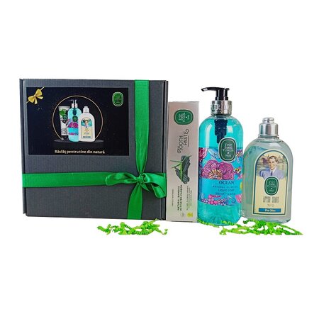 Pachet Blue After Shave Nr.1 250 ml + Sapun lichid Ocean 500 ml + Pasta de dinti 90 ml, Eyup Sabri Tuncer 604118