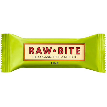 Baton ecologic din fructe, nuci si lamaie condimentata, 50 g, Raw Bite