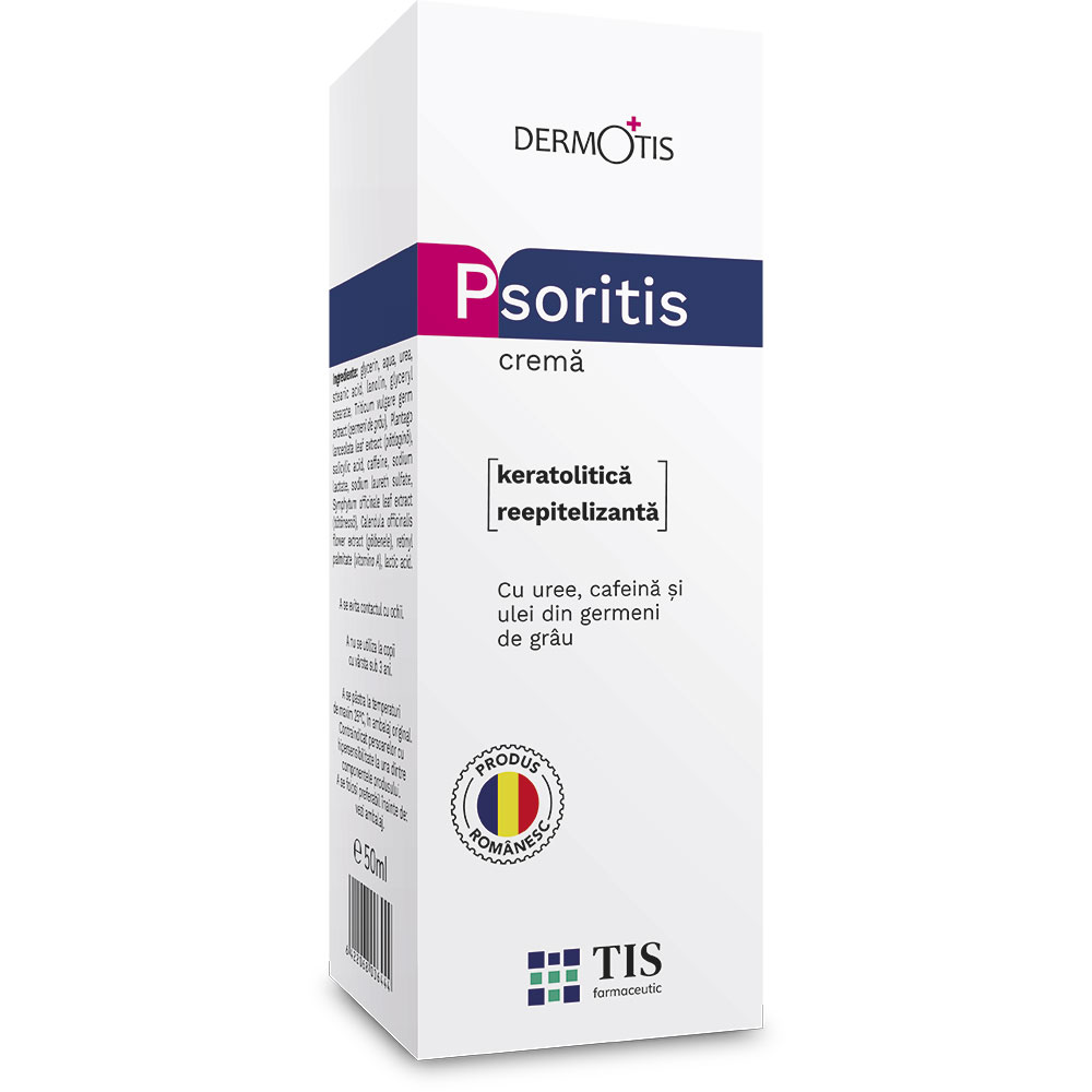 Crema PsoriTis Dermotis, 50 ml, Tis Farmaceutic