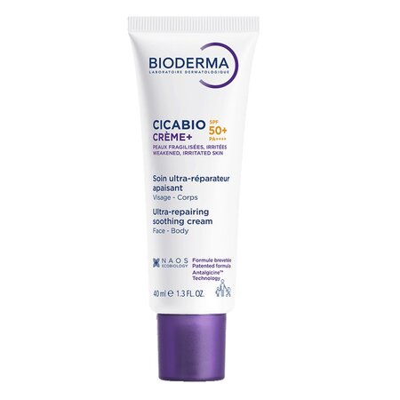Crema reparatoare cu SPF50+ Cicabio Creme+, 40 ml, Bioderma
