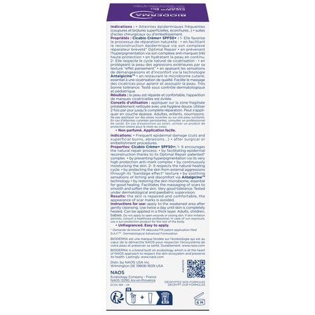 Crema reparatoare cu SPF50+ Cicabio Creme+, 40 ml, Bioderma 737738