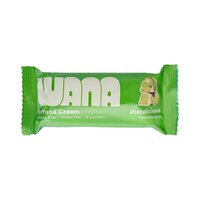 Napolitana proteica Wana white chocolate and pistachio, 43 g, Wana