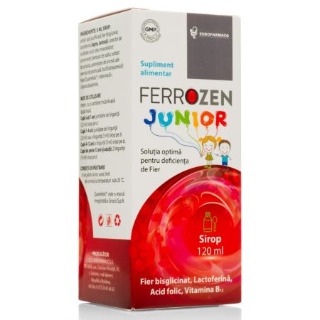 Sirop Ferrozen Junior, 120 ml, Eurofarmaco 706948