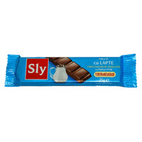 Tableta de ciocolata cu lapte, 25 g, Sly Nutritia