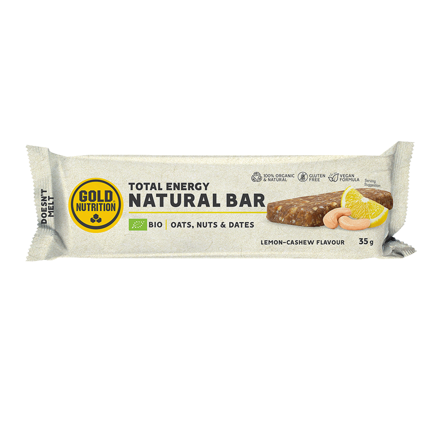 Baton energizant Bio Natural Bar Lamaie-Caju, 35 g, Gold Nutrition