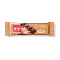 Tableta de ciocolata cu cappucino, 25 g, Sly Nutritia