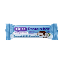Baton proteic cu ciocolata si cocos Fizico, 60 g, Sly Nutritia