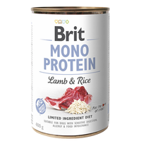 Hrana umeda cu miel si orez pentru caini Mono Protein, 400 g, Brit