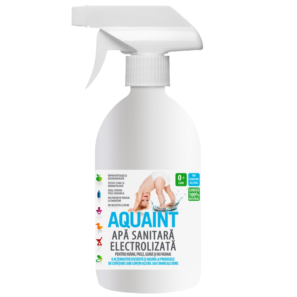 Apa sanitara electrolizata Aquaint, 500 ml, Opus Innovations