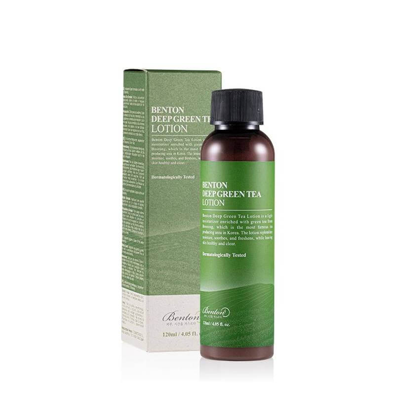 Lotiune cu efect calmant si ceai verde, 120 ml, Benton