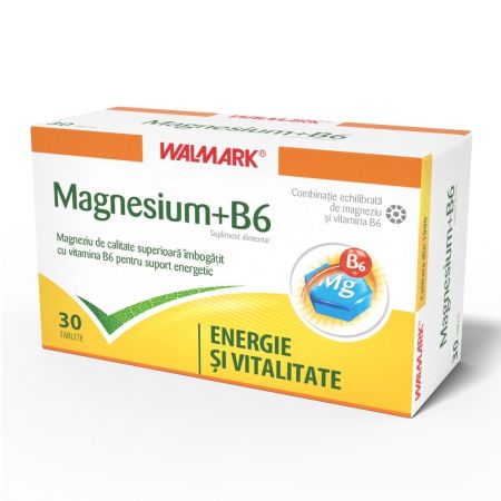 Magneziu + B6, 30 tablete, Walmark 699605