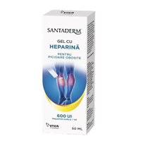 Gel cu Heparina Santaderm, 600 UI, 50 ml, Viva Pharma
