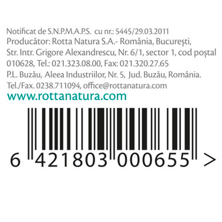 Extract din fructe de Afin, 30 capsule, Rotta Natura 597999
