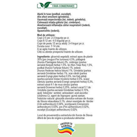 Sirop pentru diabetici Plantusin R29, 250 ml, Fares 620888