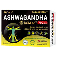 Ashwaganda KSM-66, 700 mg, 30 capsule, Cosmopharm