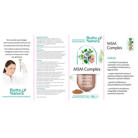 MSM Complex, 30 capsule, Rotta Natura 598031
