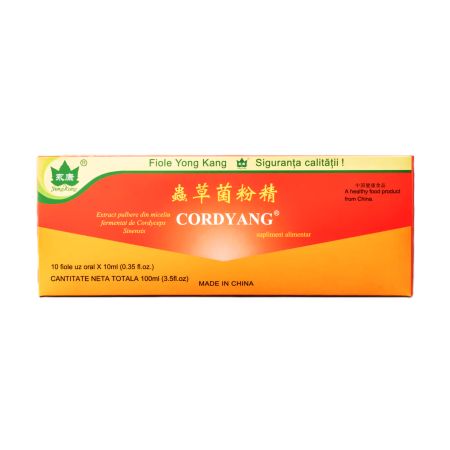 Cordyang Cordiceps Sinensis extract, 10 fiole, Yongkang International China 666523