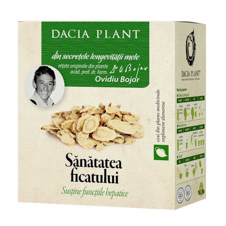 Ceai din plante medicinale Sanatatea ficatului, 50 g, Dacia Plant