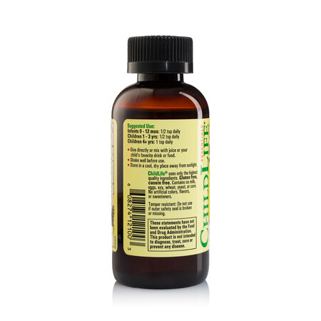 Fier bisglicinat pentru copii Liquit Iron Childlife Essentials, 10 mg, 118 ml, Secom 726104