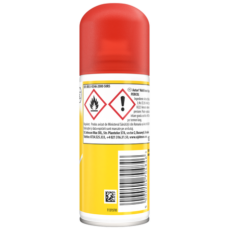 Spray impotriva capuselor, tantarilor si mustelor de grajd Multi-Insect, 100 ml, Autan 606536