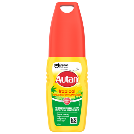 Lotiune impotriva tantarilor Tropical, 100 ml, Autan 