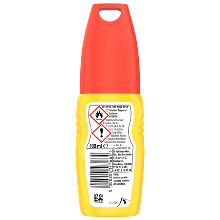 Lotiune impotriva tantarilor Tropical, 100 ml, Autan 606515