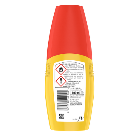 Lotiune anti-intepaturi insecte Multi-insect, 100 ml, Autan 606544
