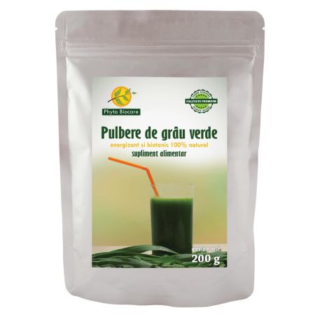 Pulbere de grau verde, 200 g, Phyto Biocare